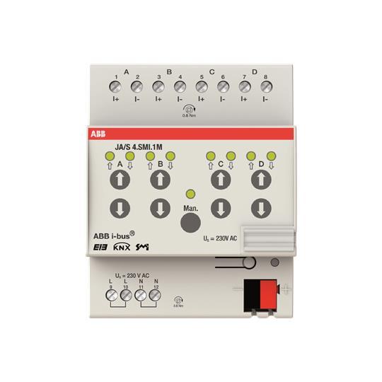 ABB JA/S4.SMI.1M            JA/S4.SMI.1M Jalousieaktor Man, 4F, SMI
