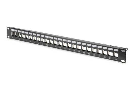 Assmann Modulares Patch Panel DN-91411   leer 24-Port 1HE RAL 9005