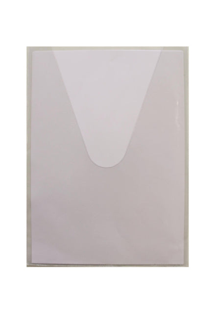 ELMEKO Schaltplantasche DIN A4   ST-A4-F hoch Folie transparent VE=10Stk 71ST40VE
