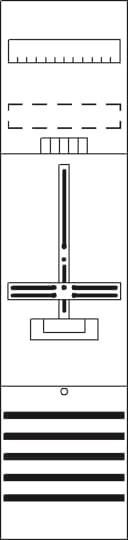 Striebel Zählerfeld 7RE 1Z 16Q  DF17A1XB vorverdr. m.Zählerkreuz 2CPX054179R9999