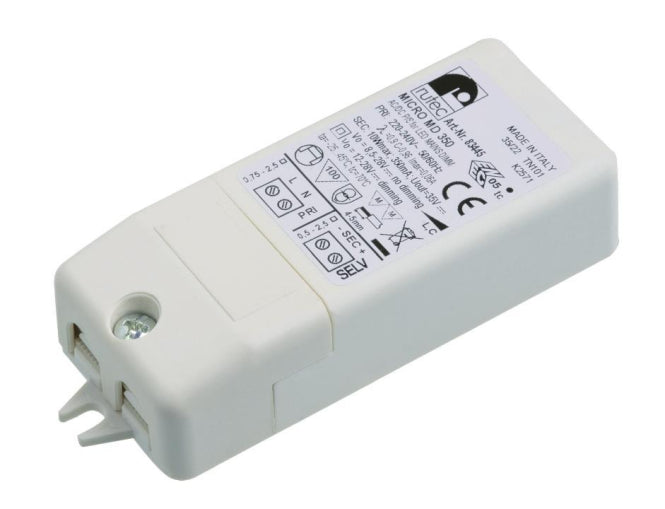 Rutec LED Konverter 350mA IP20     83445 3-9,8W dim Phasenabs. Aktiv PFC 102x21mm