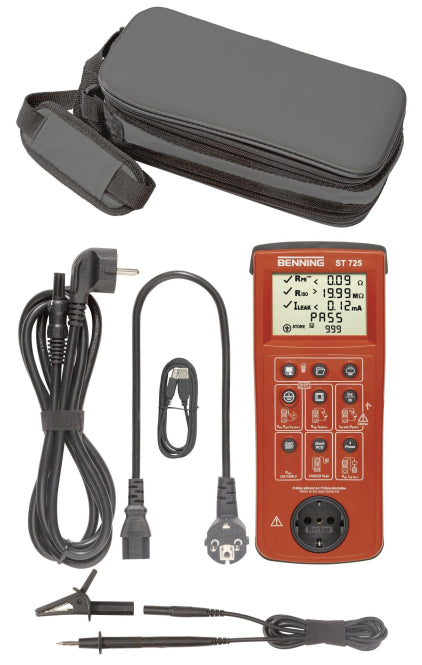 BENNI Gerätetester   ST725 VDE 0701-0702 Batterie-u.netzbetrieben          050316