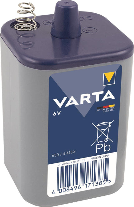VARTA Spezial Batterie               430      6,0V 4R25 für Licht    00430101111
