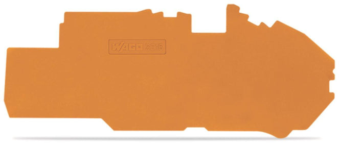 WAGO 2016-7792 Abschluss-und             Zwischenplatte,1 mm dick,orange