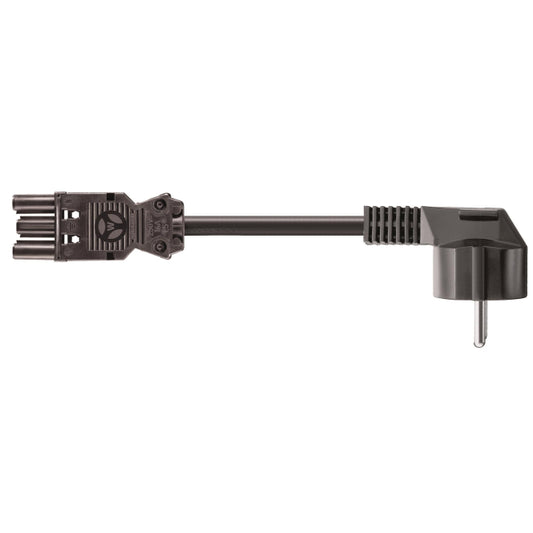 Bachmann Gerätezuleitung Schuko  375.003 GST18 3m schwarz
