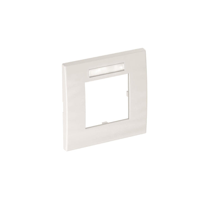 OBO AR45-BF1 RW Abdeckrahmen Modul 45    1fach 84x84mm PC rws RAL9010 6119332