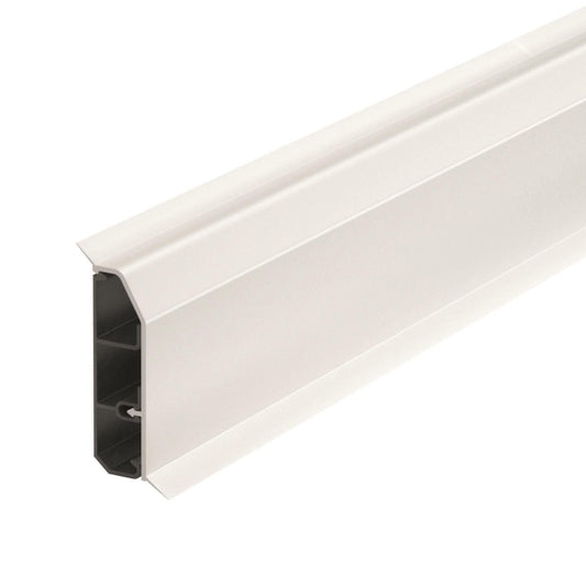 OBO SLL 2070 rws Sockelleistenkanal SL-L Set 20x70 Dichtl.9010 PVC rws 6132215