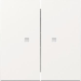 GIRA 363103 Wippe 2fach Kontrollfenster  System 55 Reinweiß glänzend