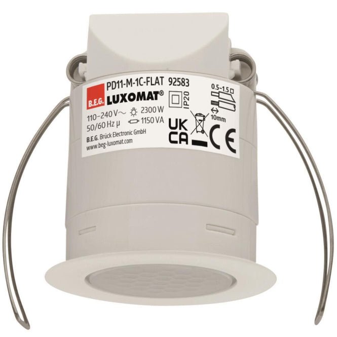 BEG Decken-Präsenzmelder f.Hohlw. 92583  super flach PD11-M-1C-FLAT-DE