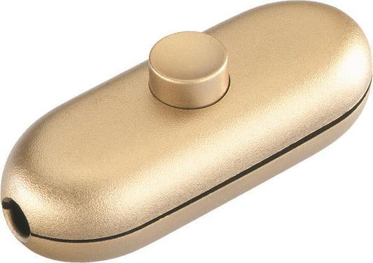 Bachmann Schnur-Zwischenschalter 924.027 Serie 5044 gold Ausschalter 1pol