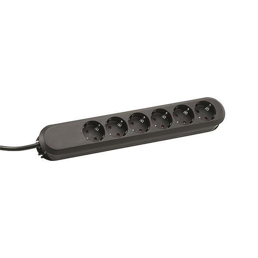 Bachmann Tischsteckdose         381.147K 6xSchuko schwarz Strom 1,5m Schuko