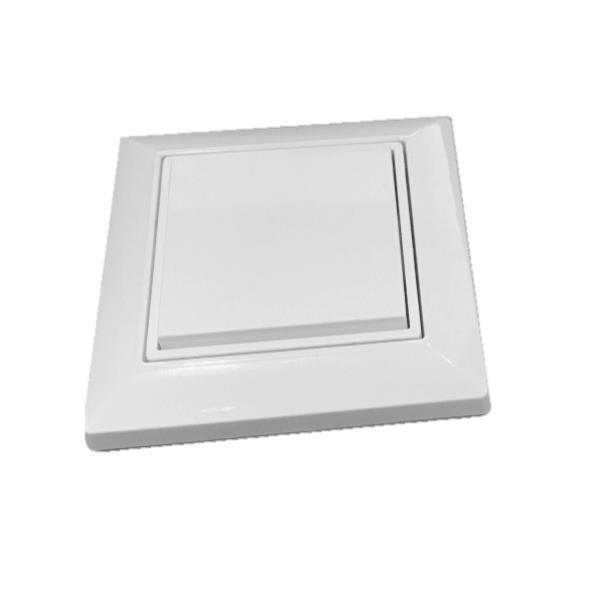 Casambi Wandschalter weiss 1fach  808922 2-Kanal, batterielos quadratisch Wippe