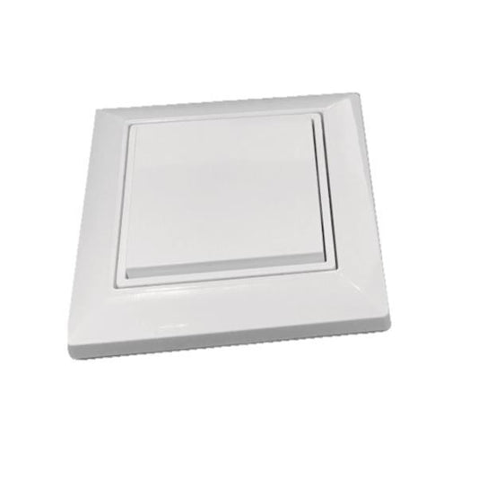Casambi Wandschalter weiss 1fach  808922 2-Kanal, batterielos quadratisch Wippe