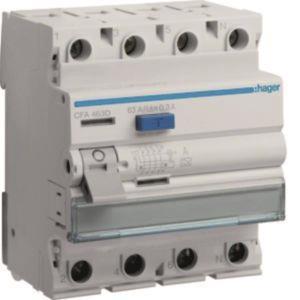 Hager Fi-Schalter 4polig 6kA 63A CFA463D 300mA Typ A