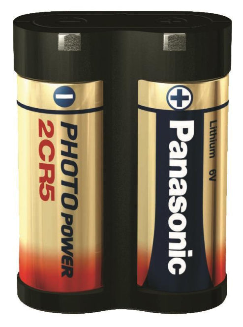 Panasonic Photobatterie 2CR5             Lithium 6V / 1400mAh  *Blister a 1 Stück