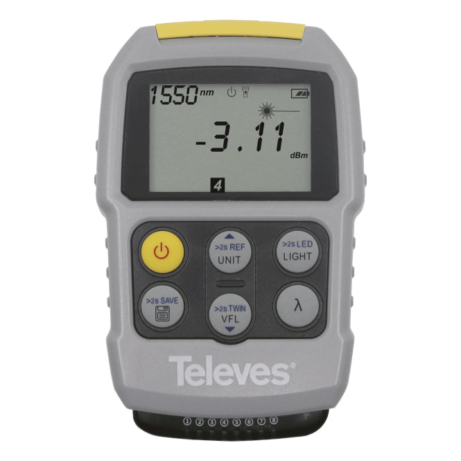 Televes Mini-Testgerät für    OPMVFLRJ45        LWL-Leiter OPM VFL Datenkabel