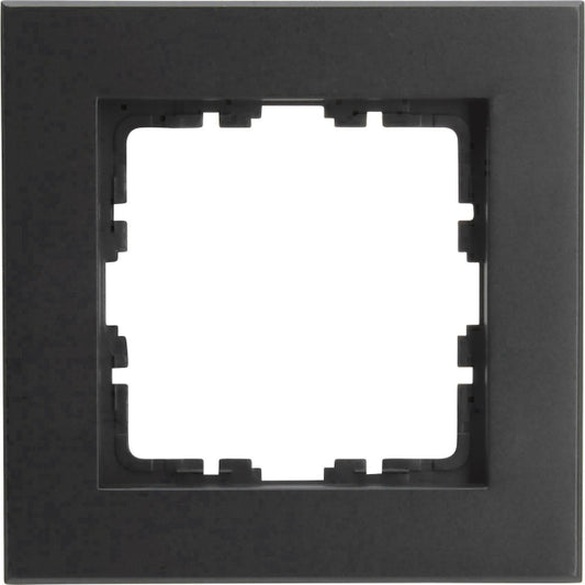 Kopp HK07 PURE-Abdeckrahmen    406850007 1-fach Farbe:schwarz matt
