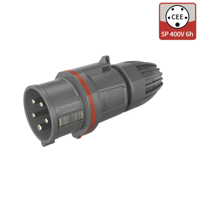 Walther CEE NEO Stecker       FW211506CC Classic 16A 5P 6h IP54 m.Käfigzugfeder
