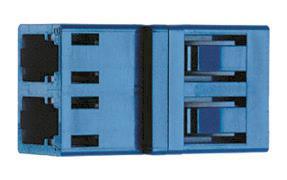 TG LC Duplex Kupplung  OM3   J08071A0017   Multimode Phosphorb./Kunstst. Türkis