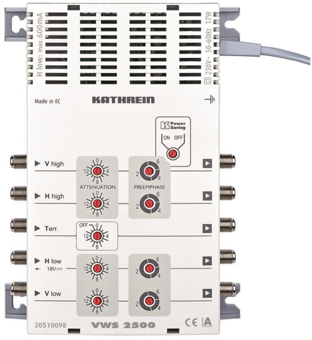 KATH Multischalter-             VWS 2500     Verteilnetzverstärker,5 Verstärker