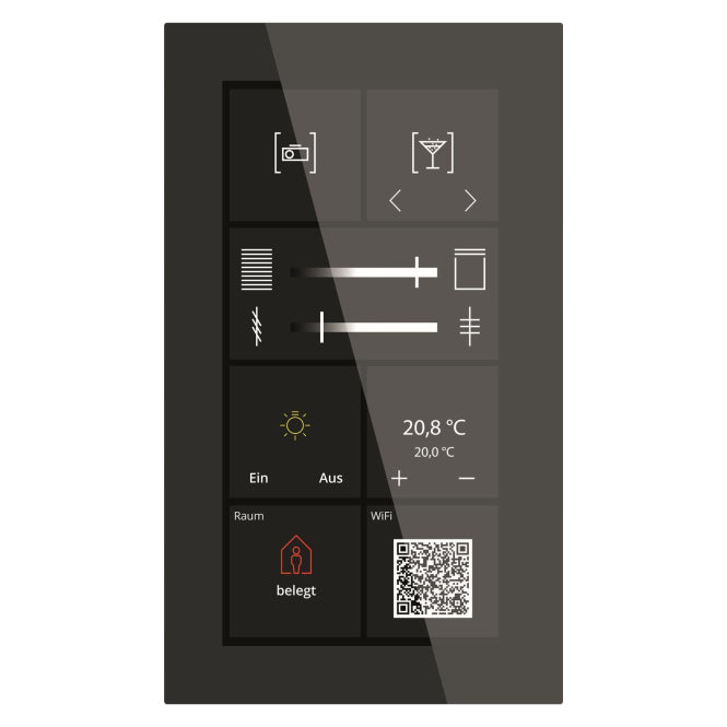 MDT BE-GTSP6TS.01S Glas Touch Smart Plus 6Zoll Secure Schwarz