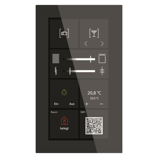 MDT BE-GTSP6TS.01S Glas Touch Smart Plus 6Zoll Secure Schwarz