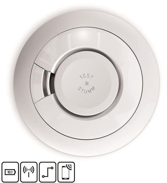 EI Rauchwarnmelder Profi-Serie   Ei650iC Funkvernetz. u. Drahtvernetz., AudioLINK