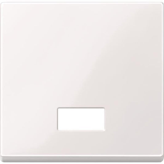 Merten Wippe m.Fenster rechteckig 432825 aktivweiß glänzend System M