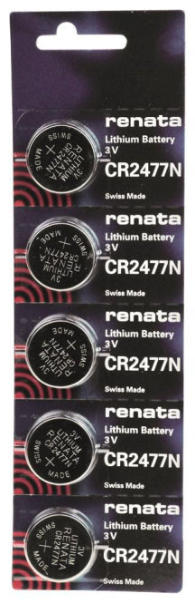 Renata Knopfzelle        RE2477N CR2477N       Lithium 3V 950mAh