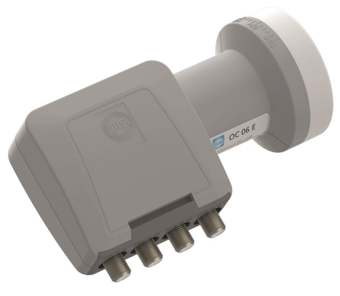 WISI Speisesystem Quad             OC06E lichtgrau 40mm Feed universal LTE-safe