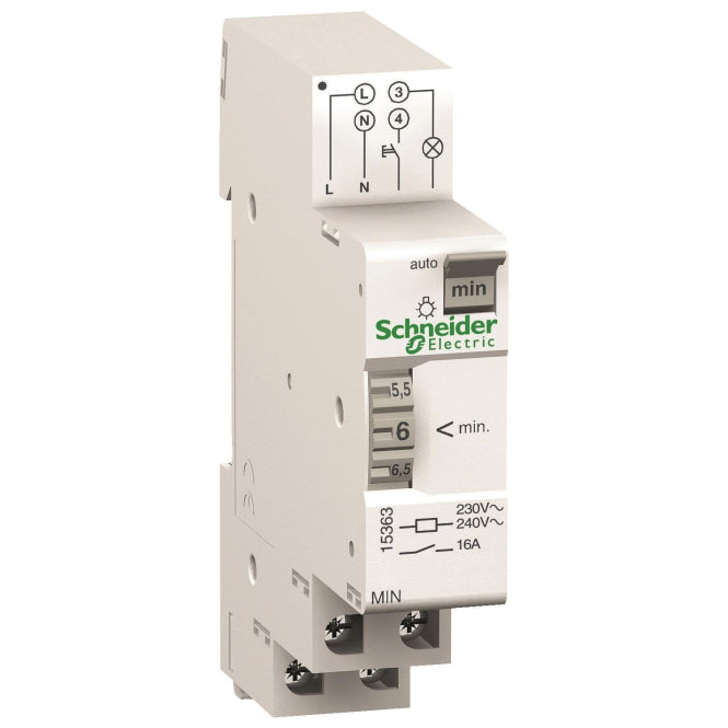 GS Treppenlichtautomat  220/240V   15363 Multi 9   16A 1-7min. Einschaltdauer