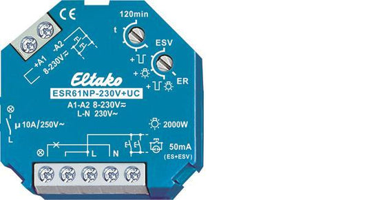 Eltako ESR61NP-230V+UC Stromstoß 1S      (V)Schaltrelais n.potenzialfr.  61100001