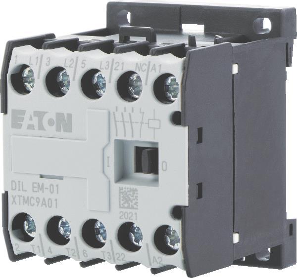EATON DILEM-01-G 24VDC            010343 Leistungsschütz 3p+1Ö 4kW 400V AC3 DC