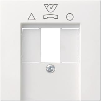 GIRA 026003 Abdeckung TDO-Anschlussdose  System 55 Reinweiß glänzend