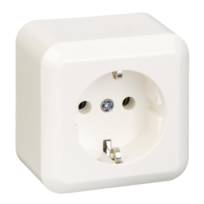 ELSO Contura AP Schuko            385004     1fach reinweiss