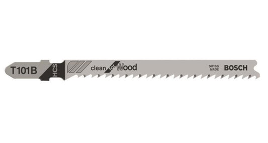 Bosch Stichsägeblatt Holz T101B 100mm         5er-Pack                2608630030