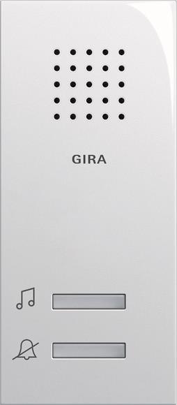 GIRA 120003 Gong AP System 55            Reinweiß glänzend