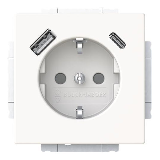BJ SCHUKO -/USB-A+C    20 EUCB2USBAC-884 Steckdose
