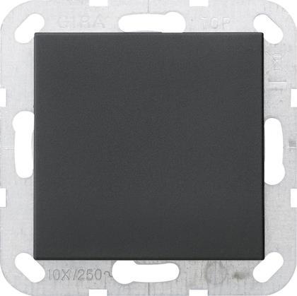 GIRA 0268005 Blindabdeckung Tragring     System 55 Schwarz matt (lackiert)
