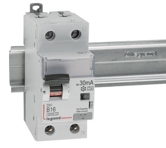 Legrand 410965 DX3 Fi/LS-Schalter B 16A  1P+N 6kA 30mA Typ A 230VAC 2TE