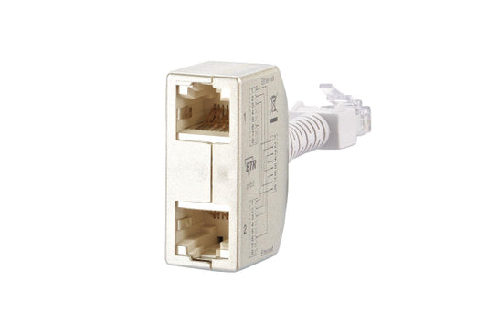 Metz Cable Sharing Adapter   130548-03-E    Ethernet/Ethernet Set=2 Stück   PNP3