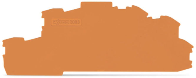 WAGO 2003-6692 Abschluss-und             Zwischenplatte,,orange