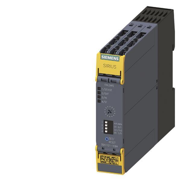 Siemens 3SK11211CB41 SIRIUS Sicherheits- schaltgerät Advanced Zeitverzög. 0,05-3s