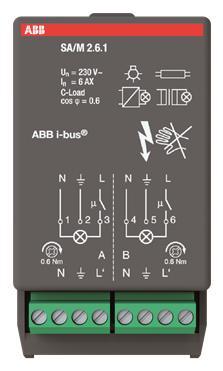 ABB SA/M2.6.1      SA/M2.6.1                Schaltaktormodul 2fach 6A