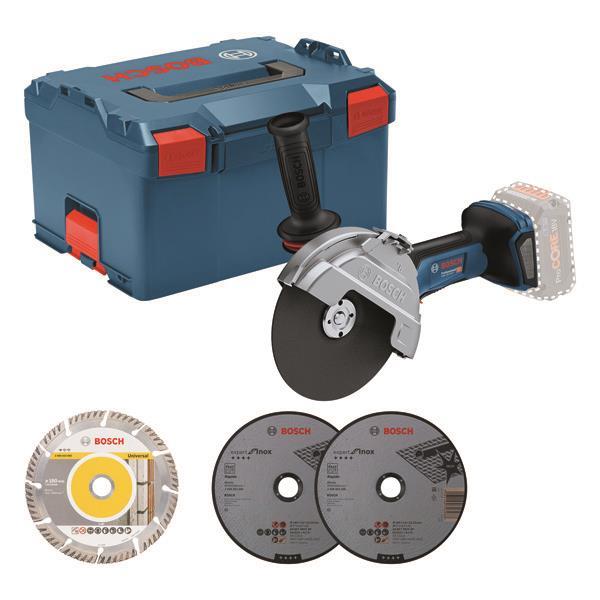 Bosch Akku-Winkelschleifer GWS 18V-180 P      solo, L-Boxx            06019H6L02