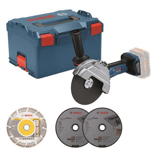 Bosch Akku-Winkelschleifer GWS 18V-180 P      solo, L-Boxx            06019H6L02