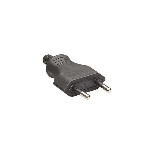 Bachmann Euro Flachstecker       900.010 schwarz Schraubanschl.  Beutel a 3 Stück