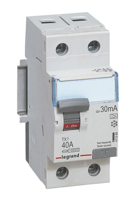Legrand 411560 TX3 Fi-Schalter 40A       2-polig 30mA Typ A 230VAC 2TE