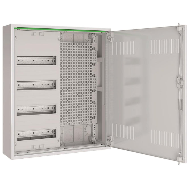 ABN Feldverteiler AP T:160mm ABNRM204M01 m.Lüftungstür 4 Reihen REG Mediafeld