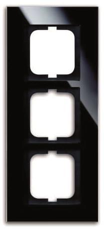 BJ carat Rahmen                 1723-825   3fach Glas schwarz
